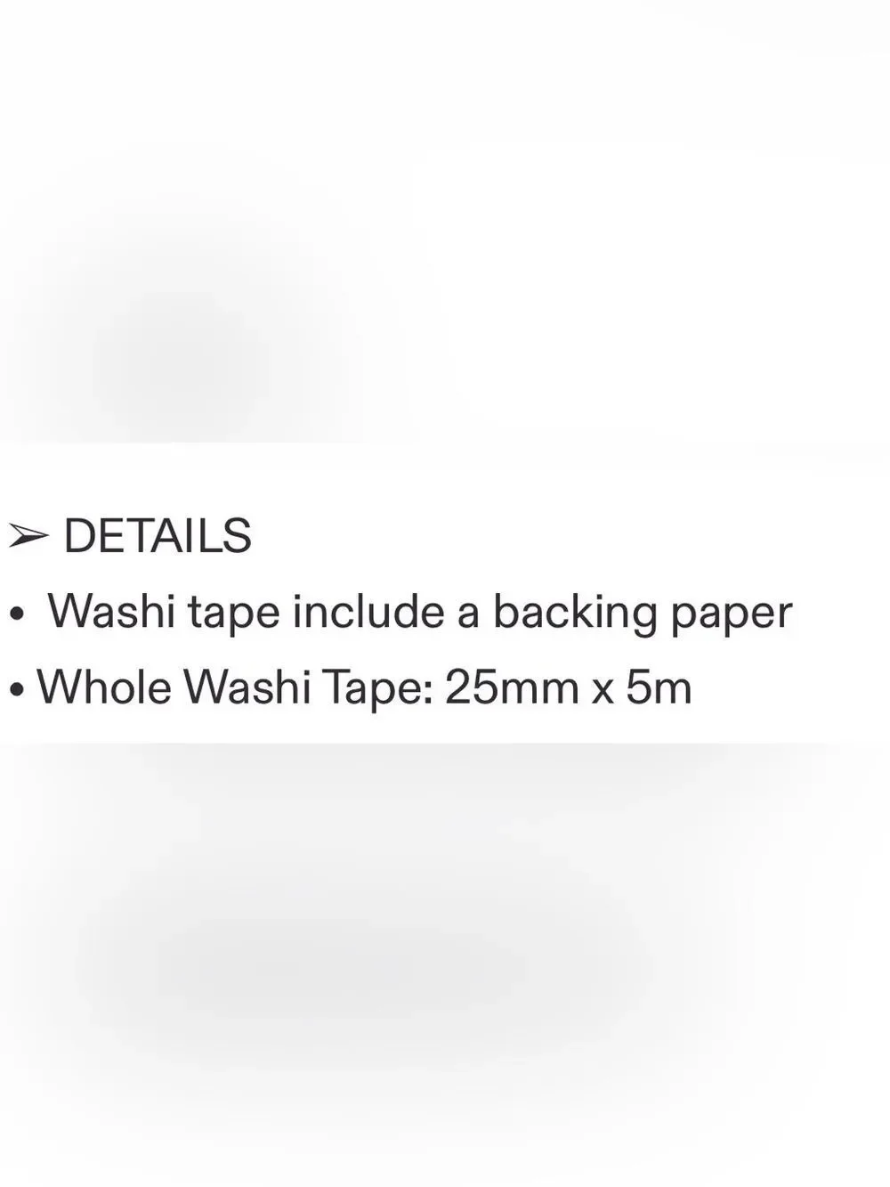 Nyret Design Holographic Planner Washi Tape - Cream/Iridescent NEW